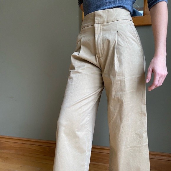 Gap Wide Leg Khaki - Picture 1 of 4